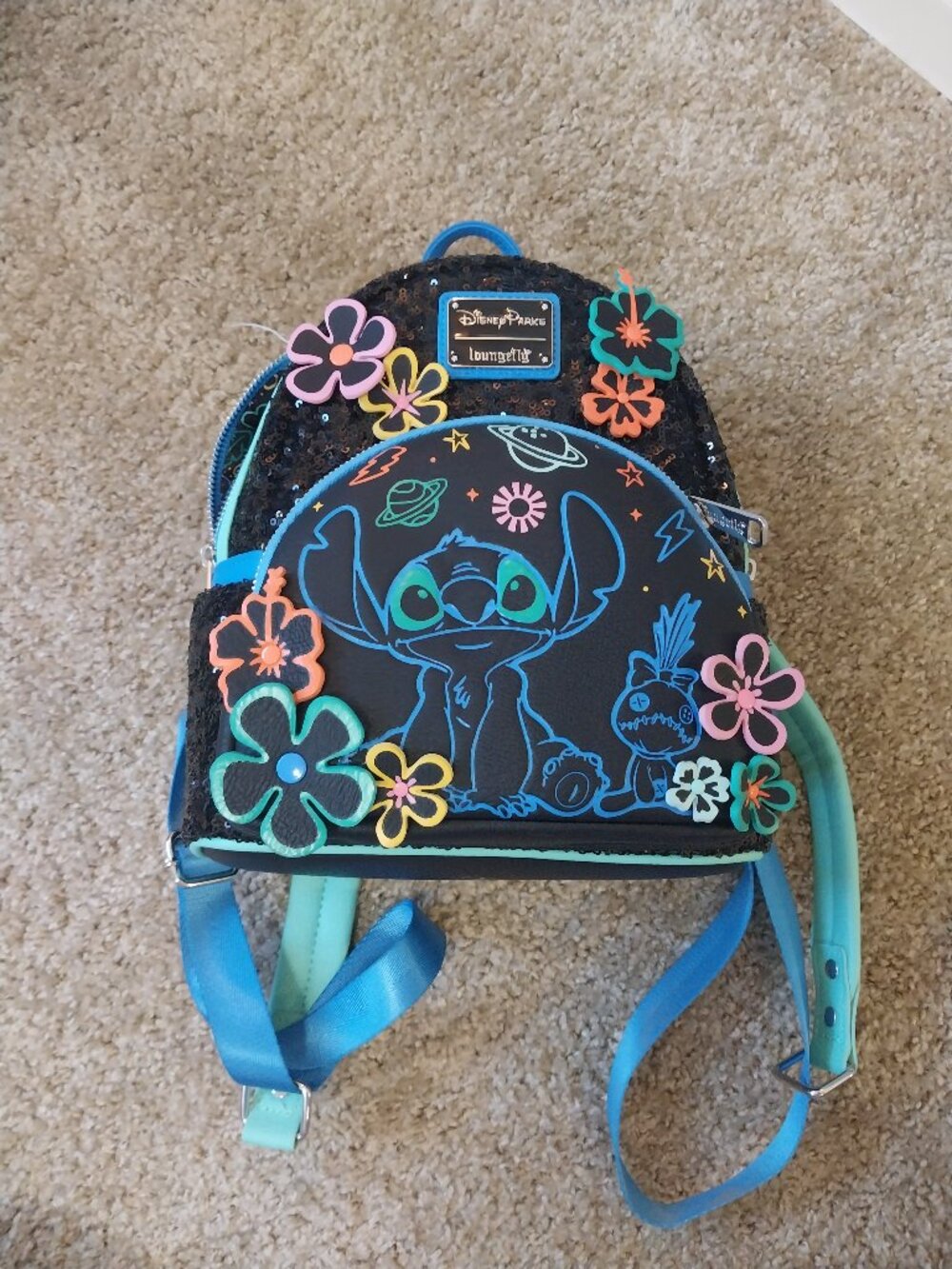 Loungefly stitch Disney park back pack